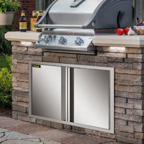 Stainless Steel Doors For Outdoor Kitchen Wayfair